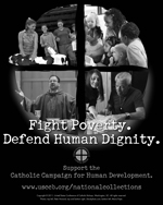 Catholic Campaign for Human Development Colletion Resource - Print Ad Greyscale