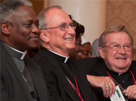 The 2011 Catholic Social Ministry Gathering began with the Opening Plenary given by His Eminence Cardinal Peter Turkson President of the Pontifical Council for Justice and Peace.
