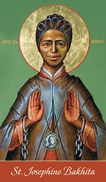 Saint Bakhita bilingual prayer card web