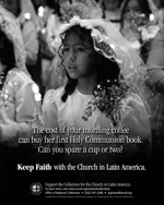 Collection for the Church in Latin America - Print Ad Greyscale