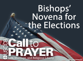 Novena for the National Elections graphic.