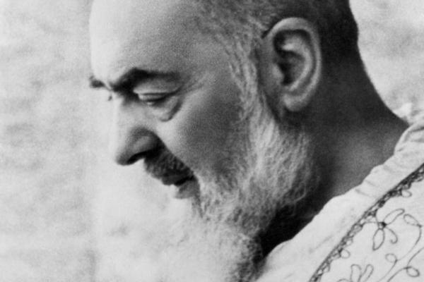 A newly released image of St. Padre Pio is seen in this undated photo.