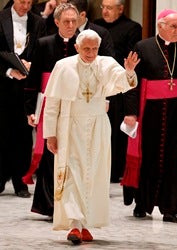 pope benedict audience december 2011 walking cns paul haring small pope benedict audience december 2011 walking cns paul haring small