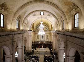 The interior of the Cathedral of the the Virgin Mary in Havana, Cuba. CNS Photo/Paul Haring