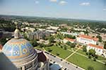 The campus of the Catholic University of America is seen in this aerial view. CUA Photo.