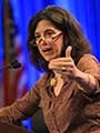 Law professor Helen Alvare from George Mason University in Arlington, Va., speaks during the 2014 USCCB spring meeting in New Orleans. CNS photo/Bob Roller