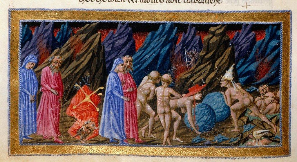 Illustration of Dante's Inferno