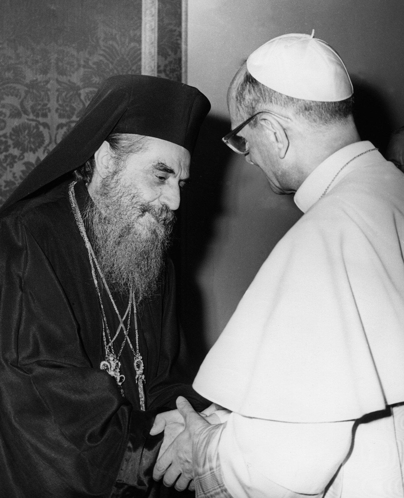 Patriarch Athenagoras and St Paul VI