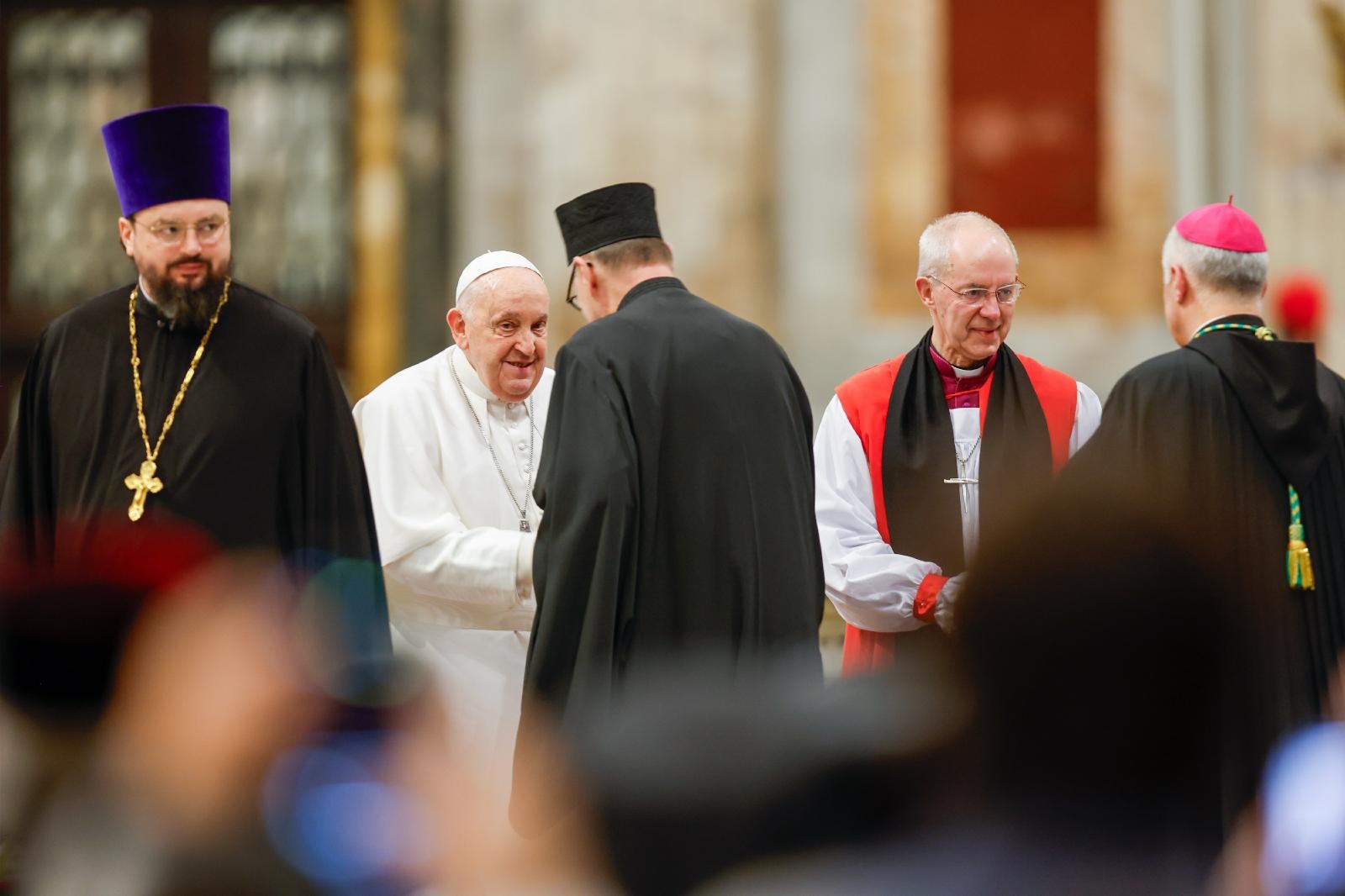 Pope Francis and Archbishop Justin Welby