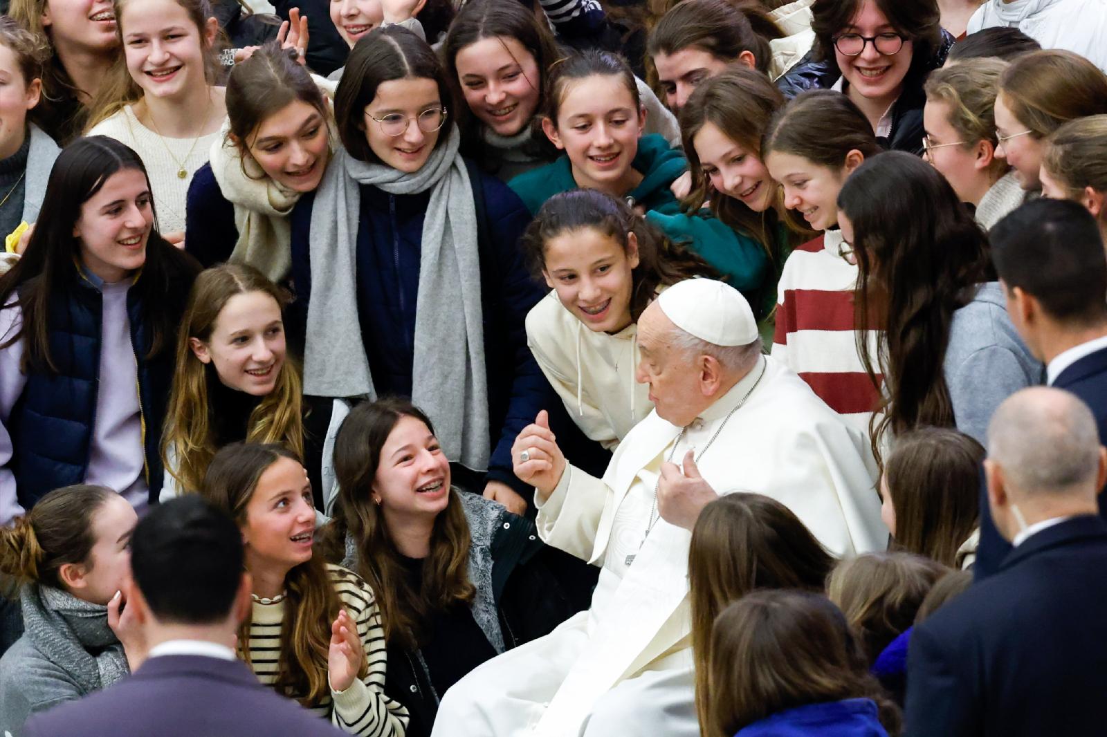 pope teenagers