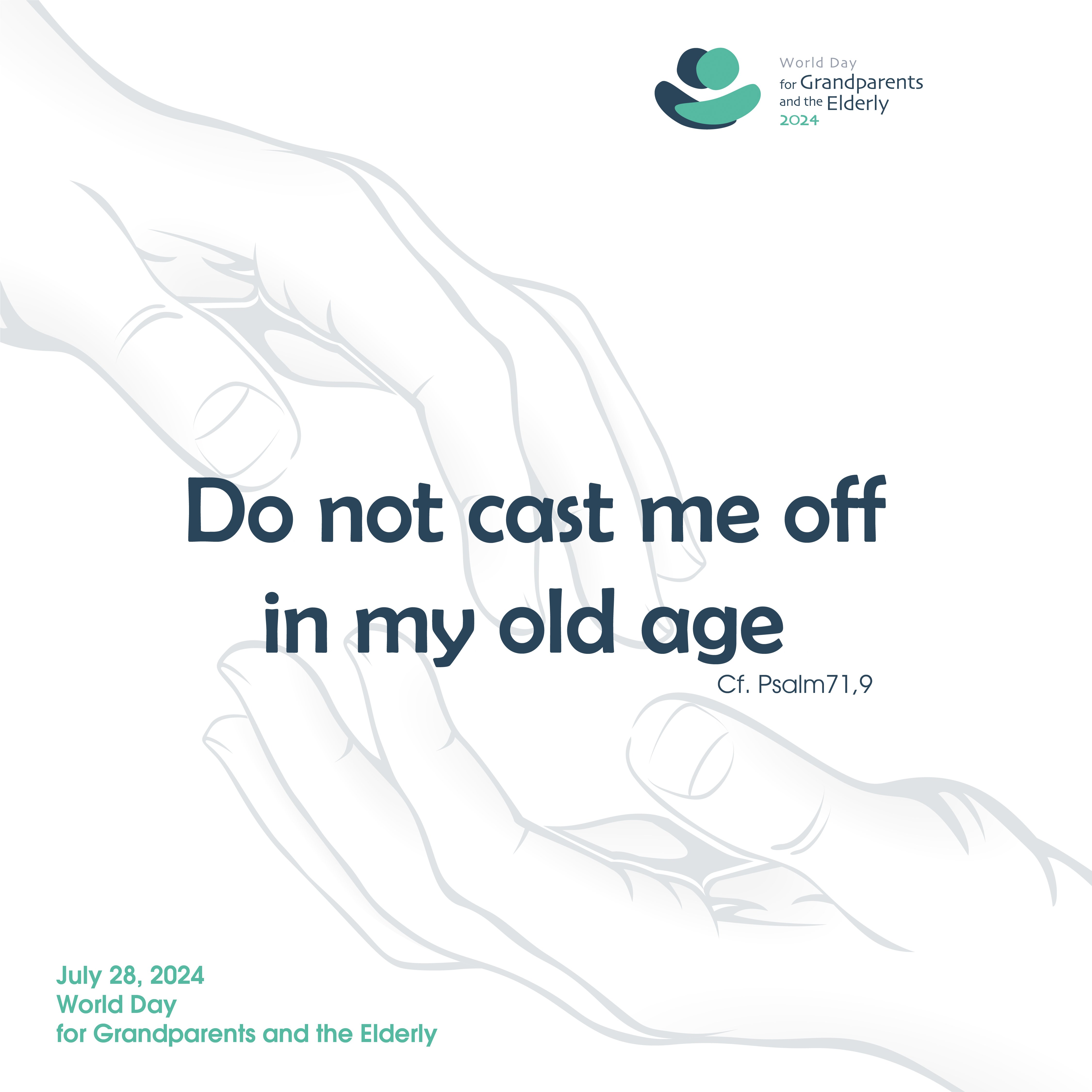 The logo for World Day of Grandparents and the Elderly 2024