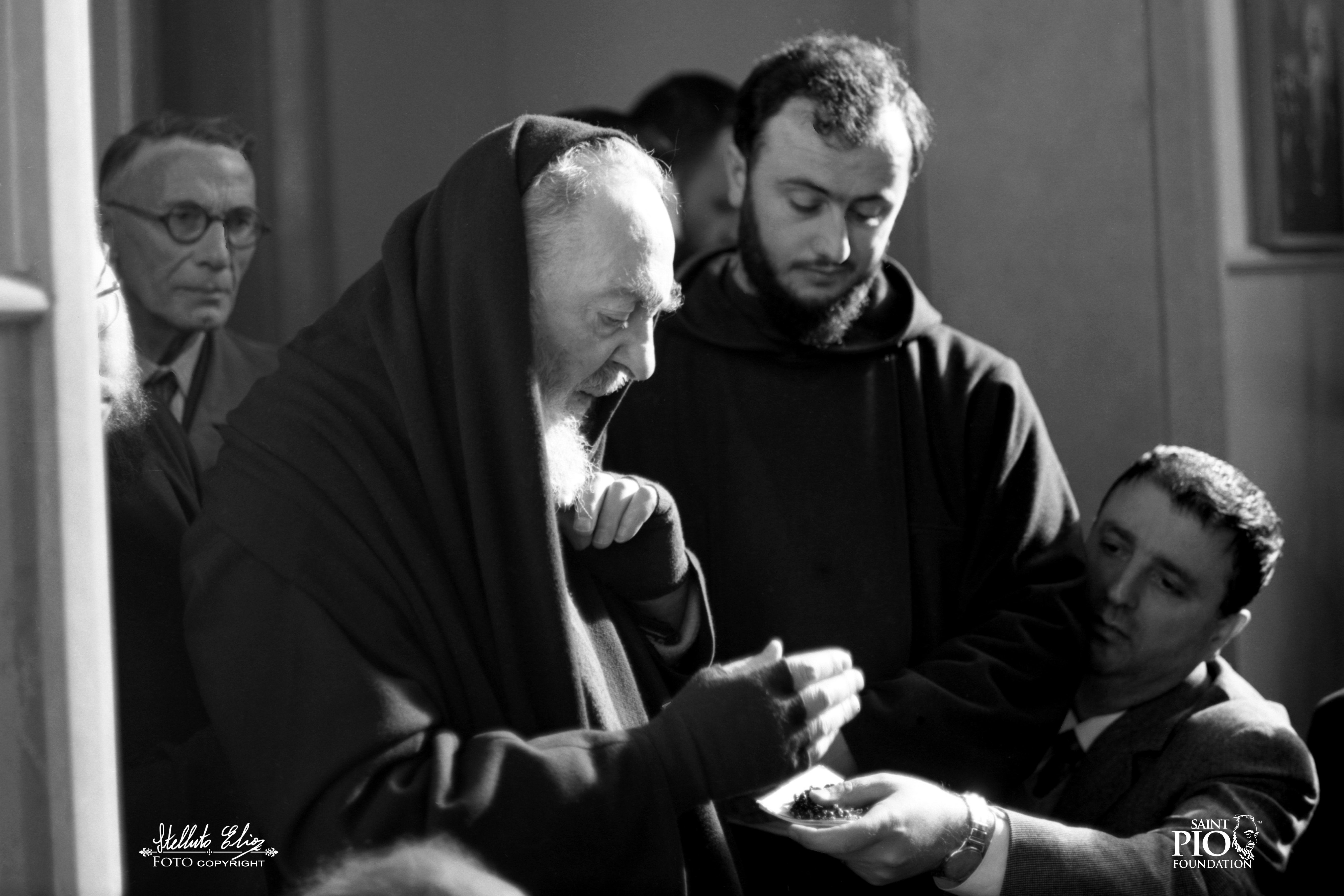 A newly released image of St. Padre Pio is seen in this undated photo.