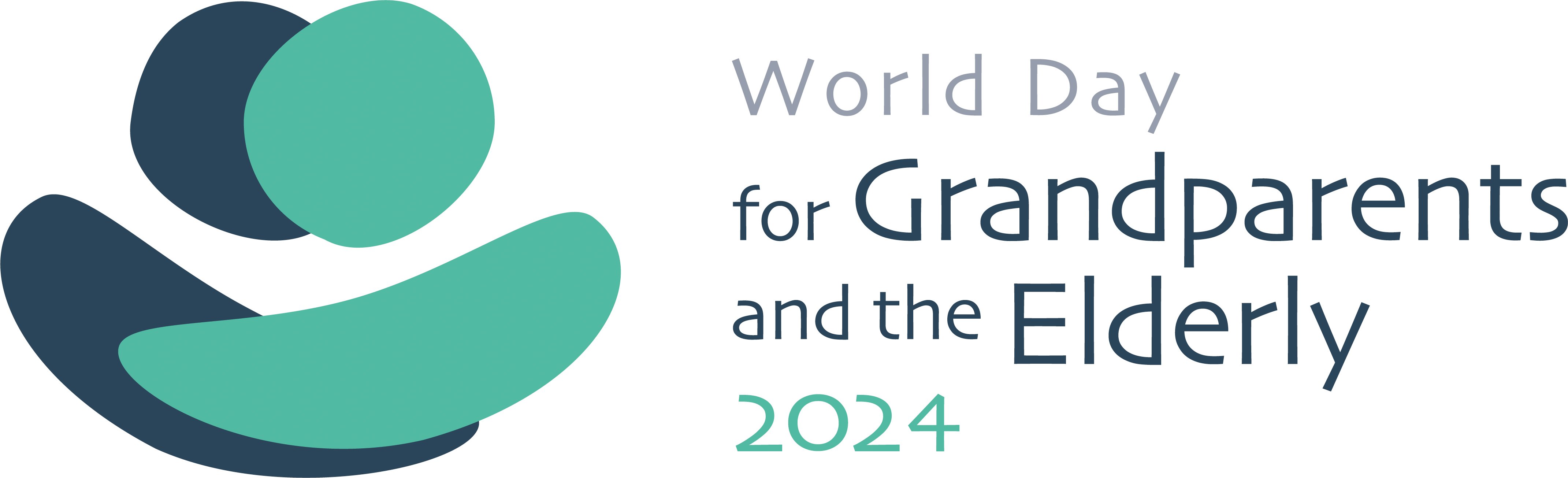 The logo for the World Day for Grandparents and the Elderly 2024.