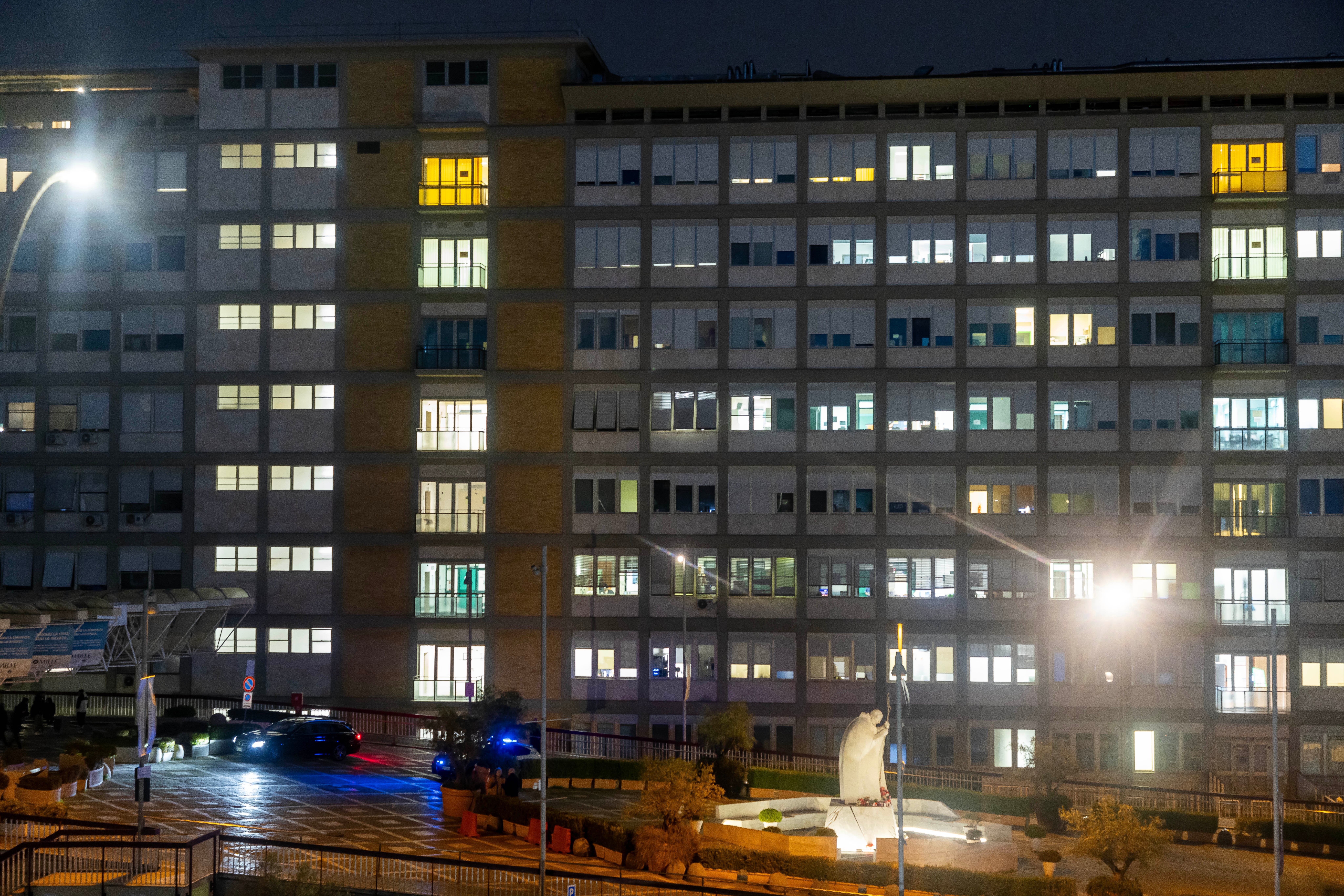 Rome's Gemelli hospital where Pope Francis is a patient