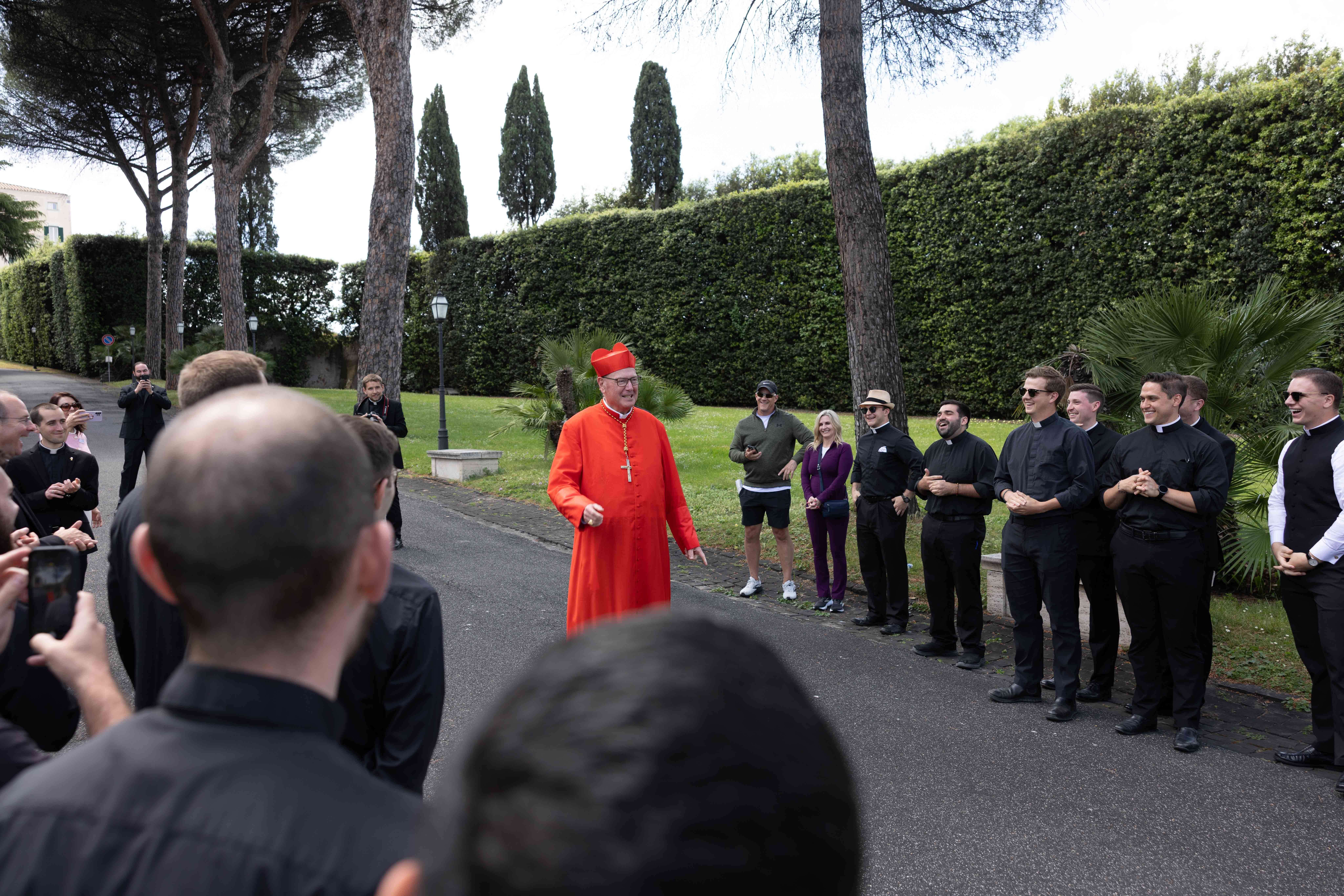 Cardinal Dolan at the North American College