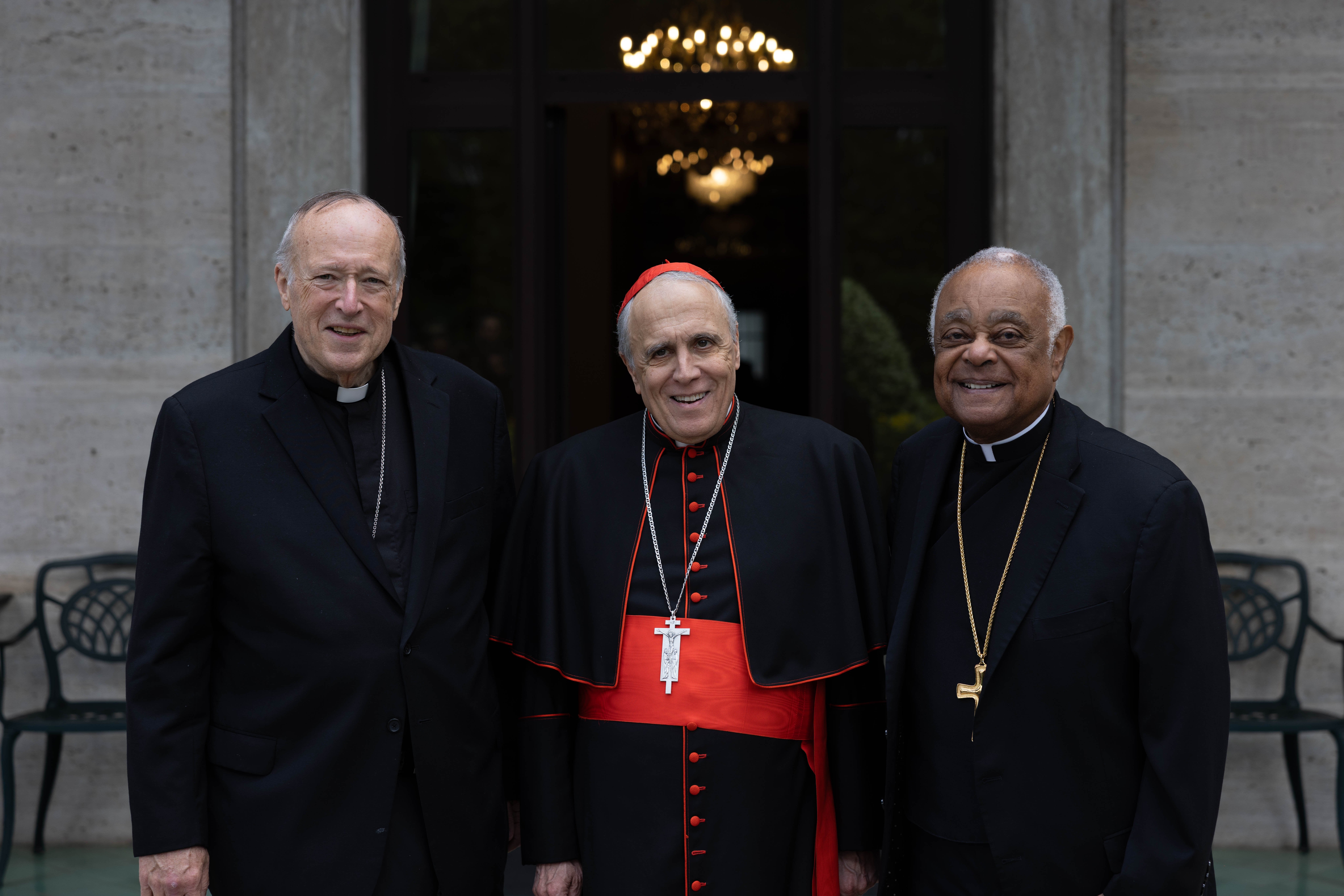 Cardinals McElroy, DiNardo and Gregory