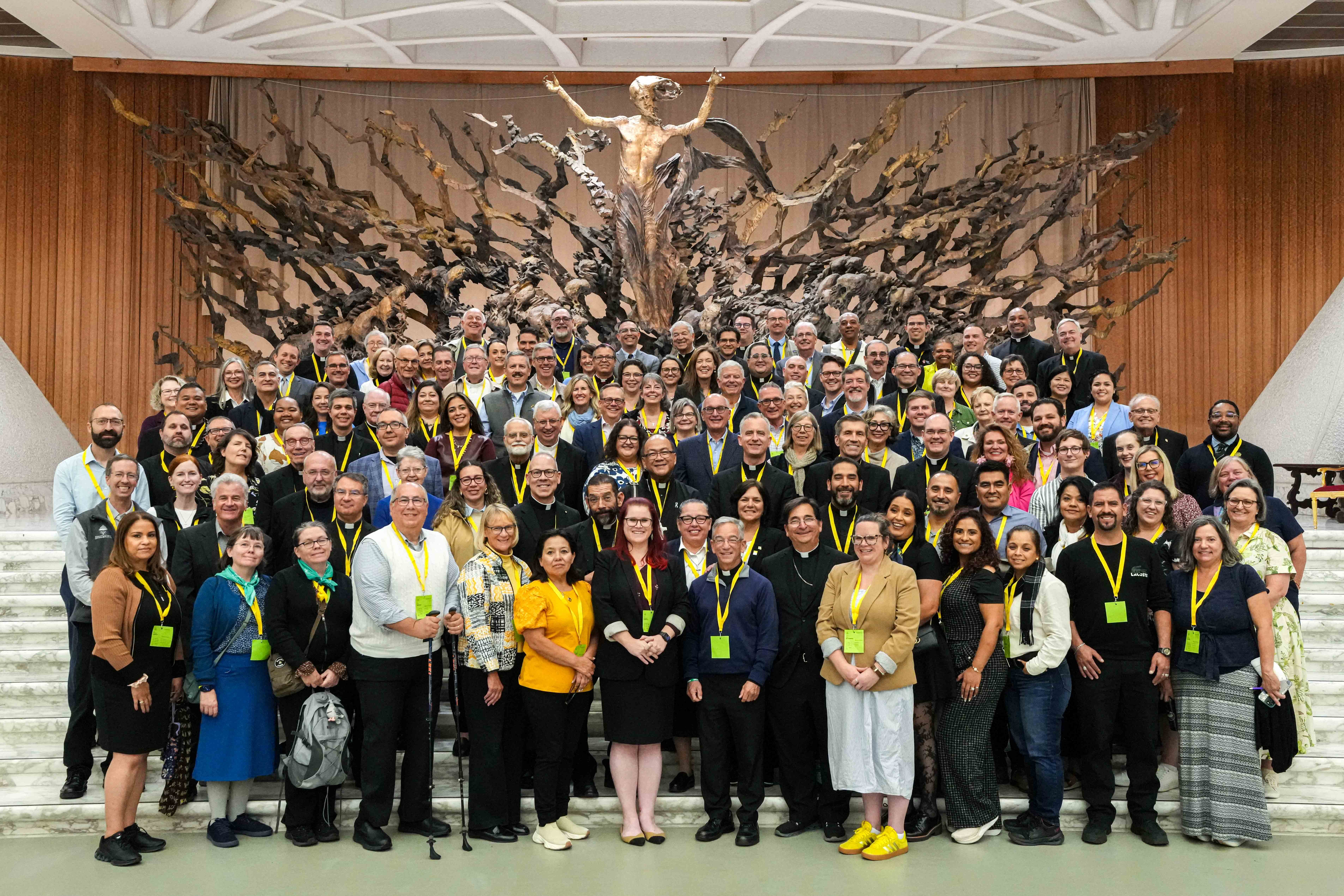 US bishops and delegates at the Jubilee of Synodal Teams
