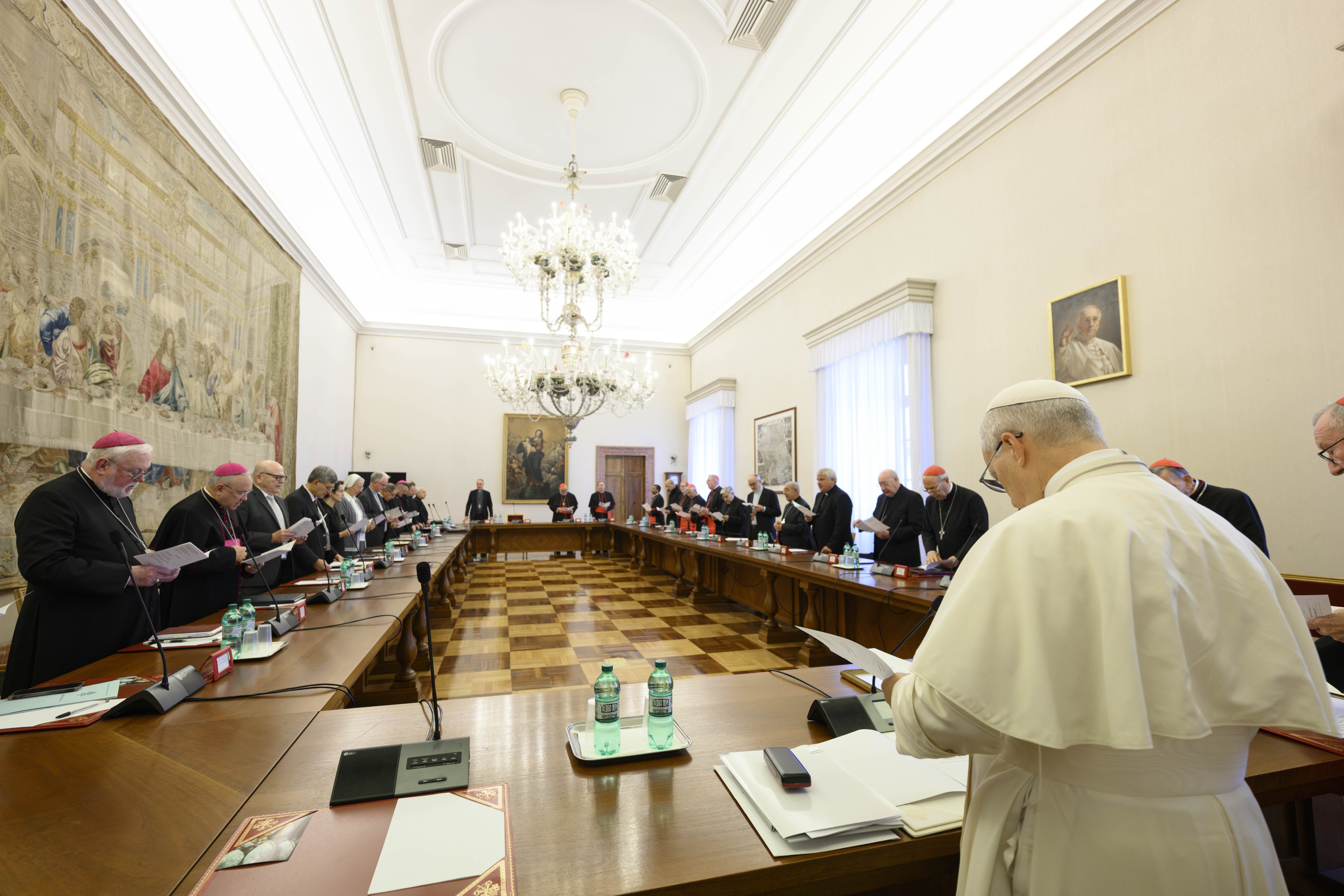 Pope Leo meets top Curia officials