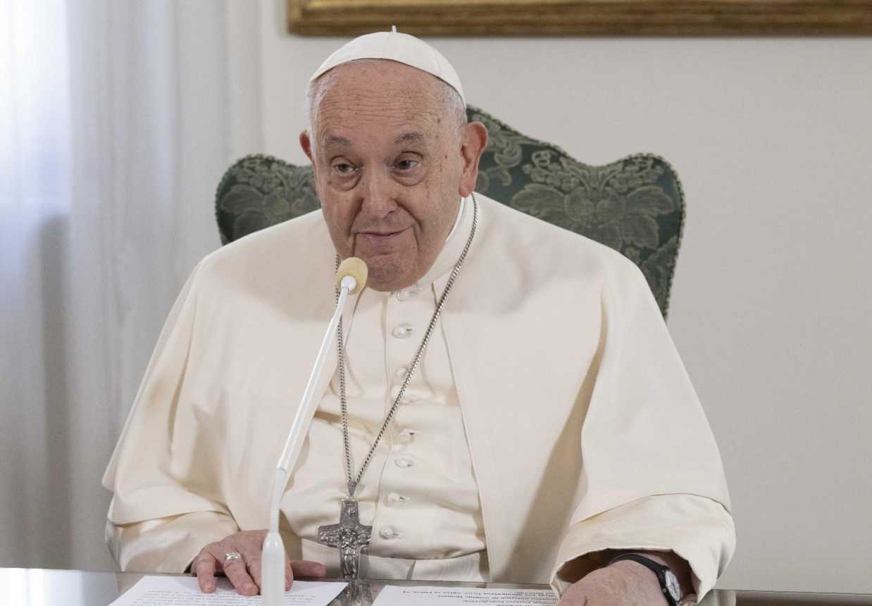 Pope Francis recites Angelus