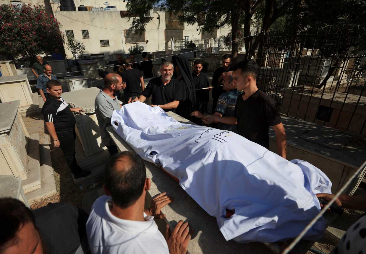 gaza mourning