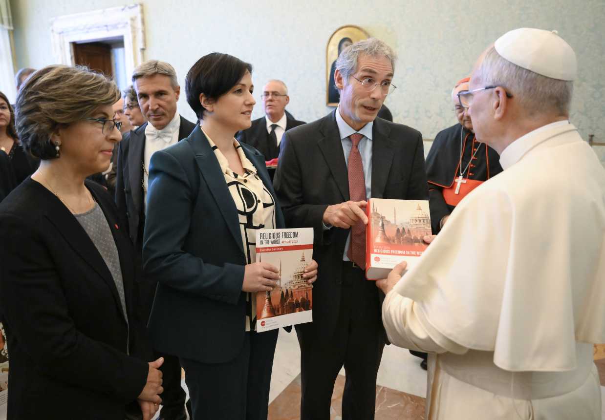 Pope Leo XIV receives the Religious Freedom Report