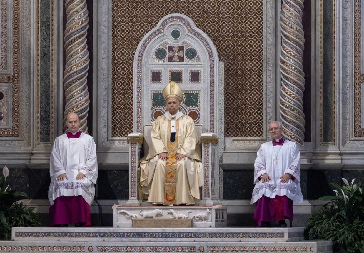 Pope Leo at Rome's Basilica of St. John Lateran