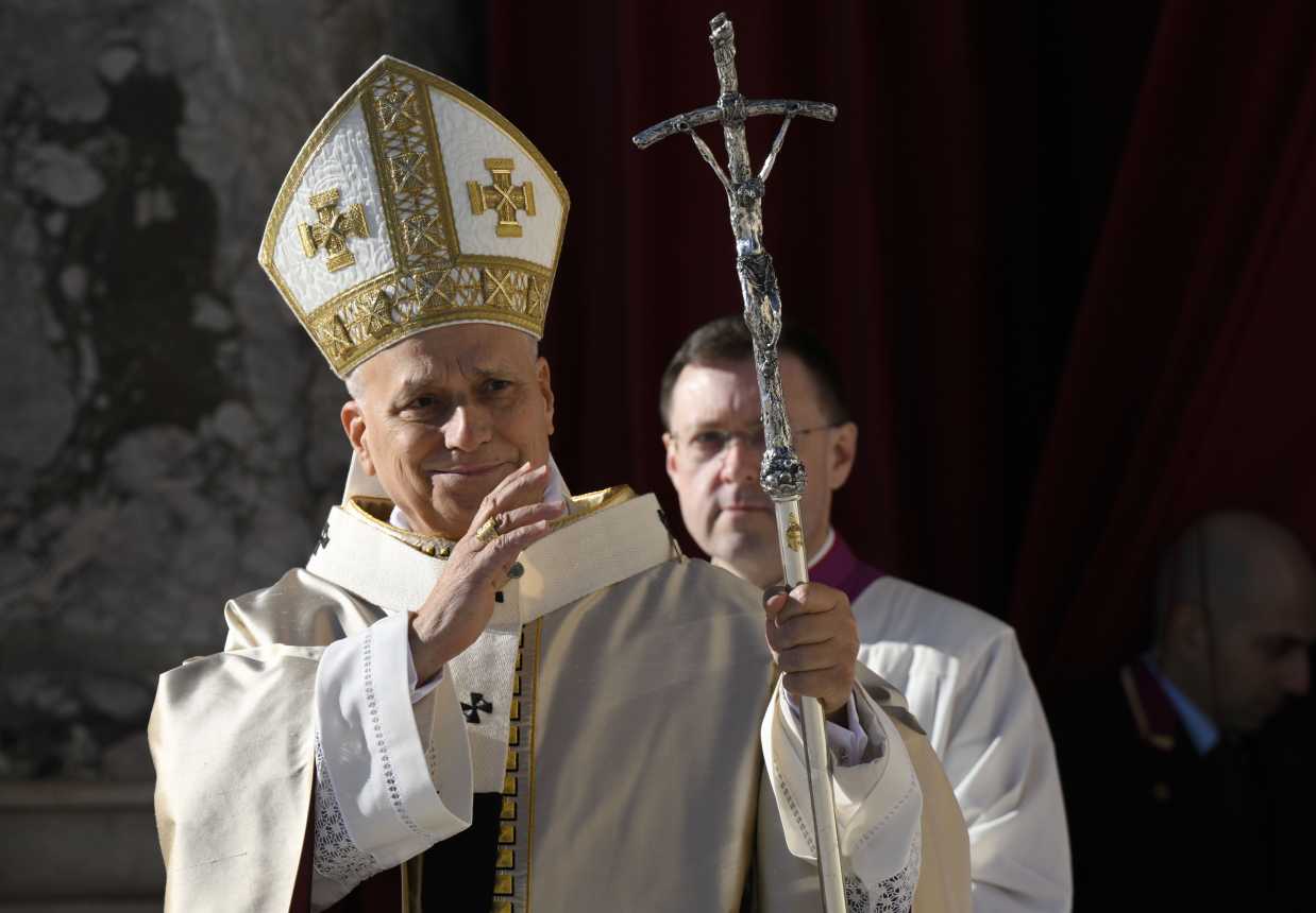 Pope Leo at Mass Nov. 23 where he announced his apostolic letter