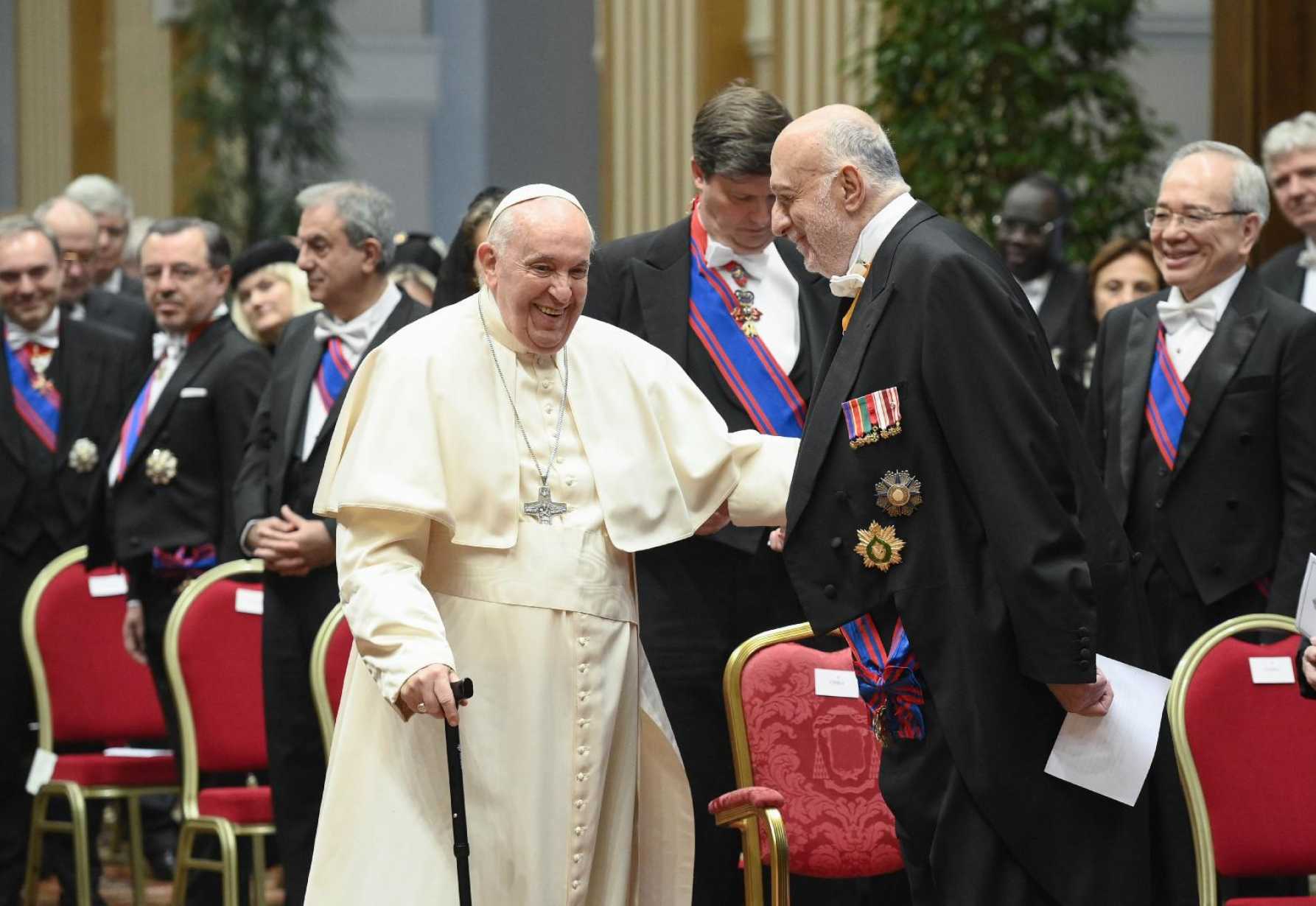 Peace requires a 'defense of life,' pope tells ambassadors