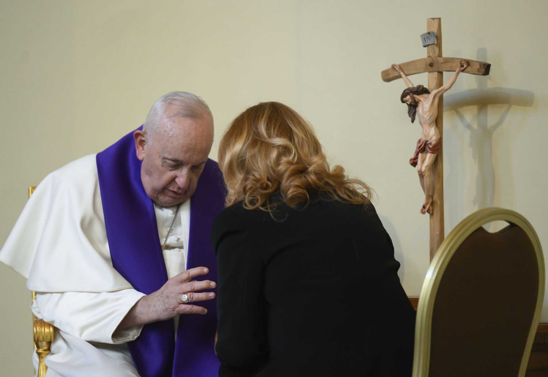 A heart filled with scorn, vain presumption is a path to perdition, pope says