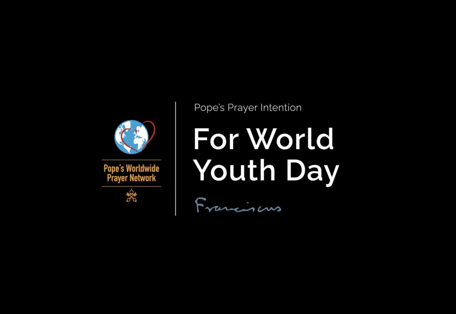 Pope prays for WYD: The church is not a 'club' for the elderly