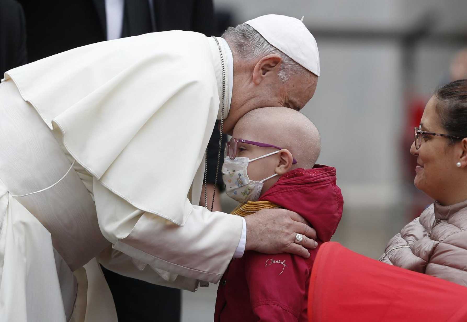 The sick, and the world, need 'therapy' of love, pope says in message