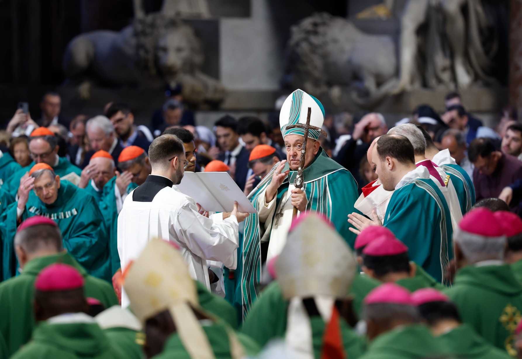 Pope warns against becoming a 'sedentary' church after synod's close
