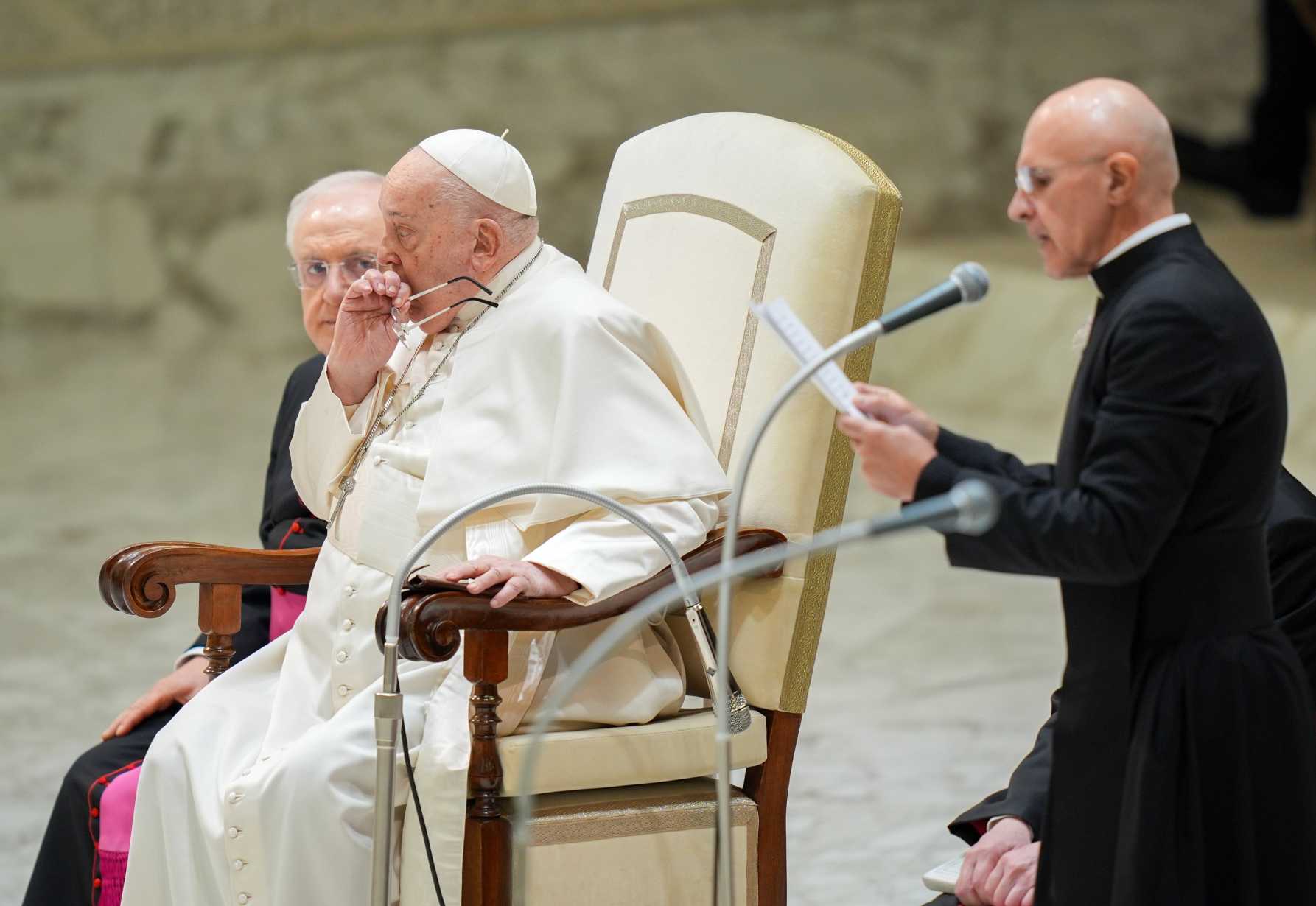 Pope hospitalized with respiratory infection; condition 'fair,' Vatican says