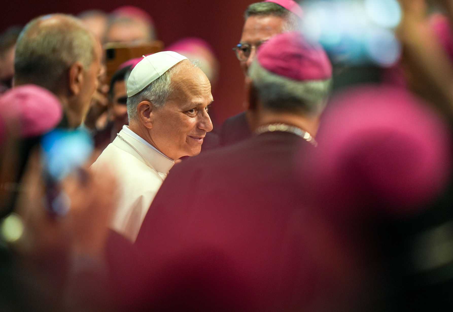 Bishops live simply, guiding their flock through life's joys, trials with hope, Pope Leo says