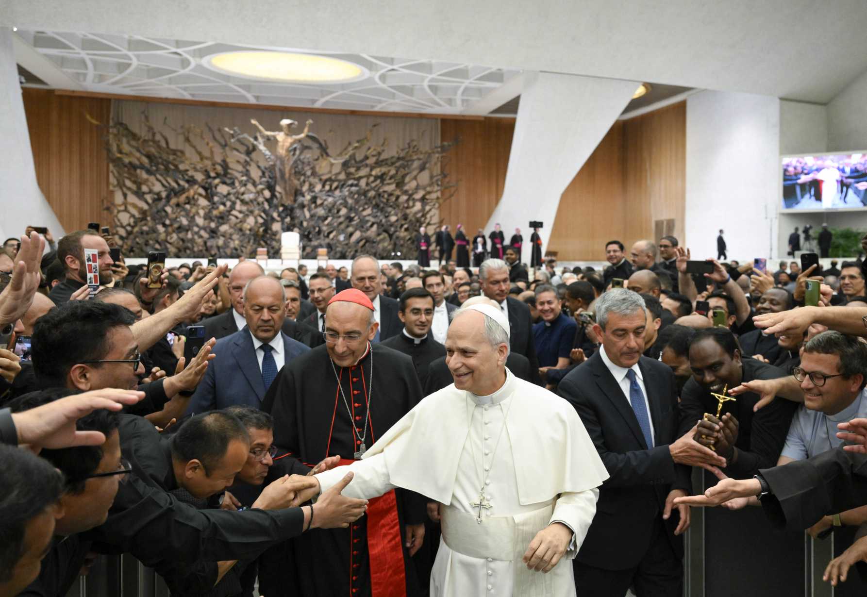 Diversity is cause for strength, not division, pope tells Rome clergy