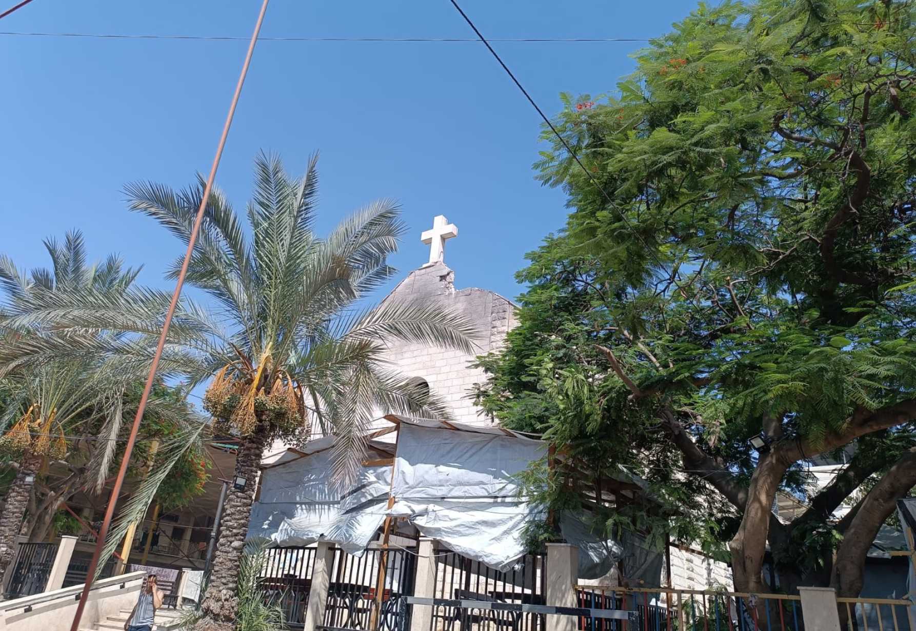 Pope calls for ceasefire, dialogue, peace after church hit in Gaza