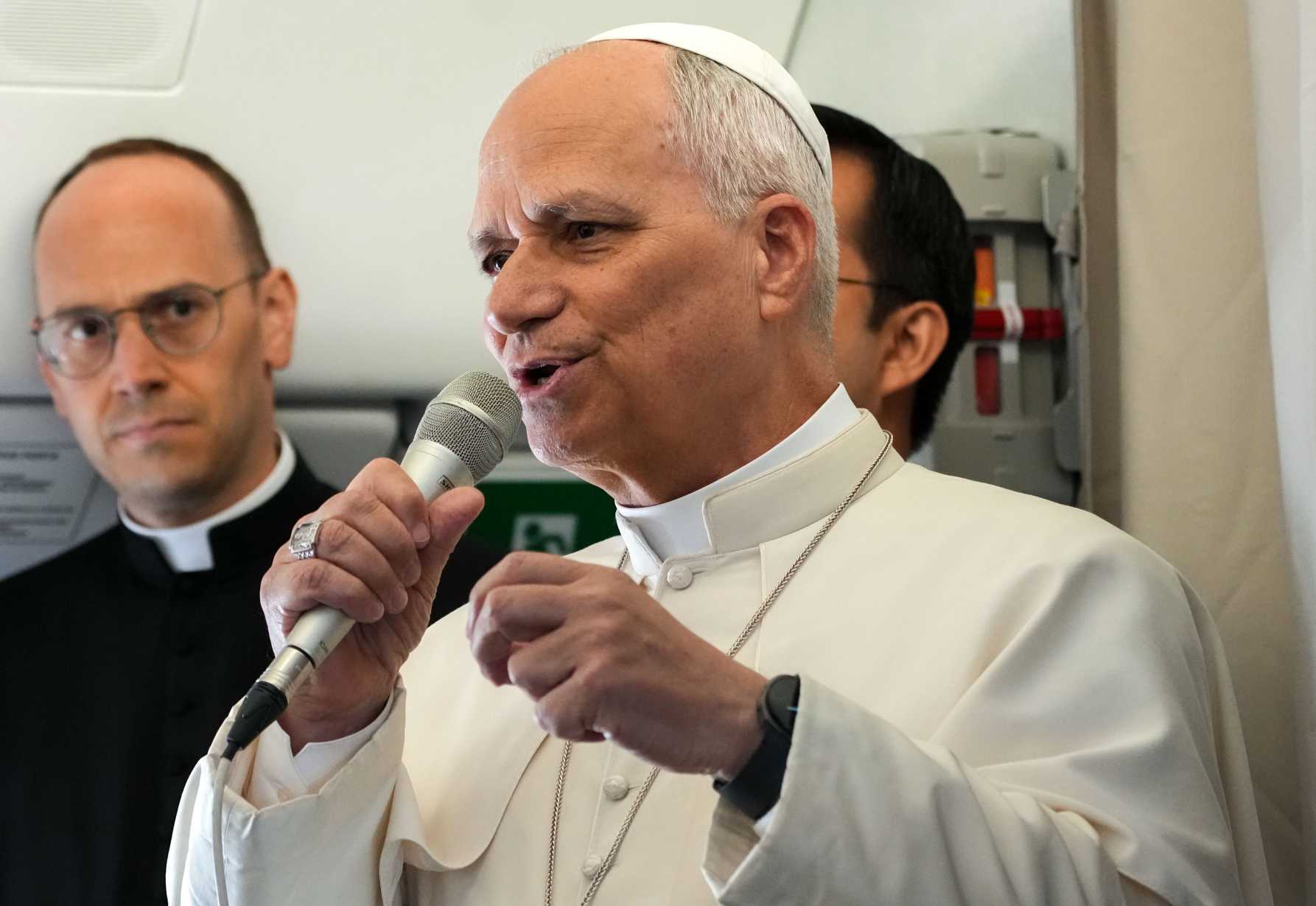 Pope condemns killings in Iran, speaks on migration, same-sex blessings