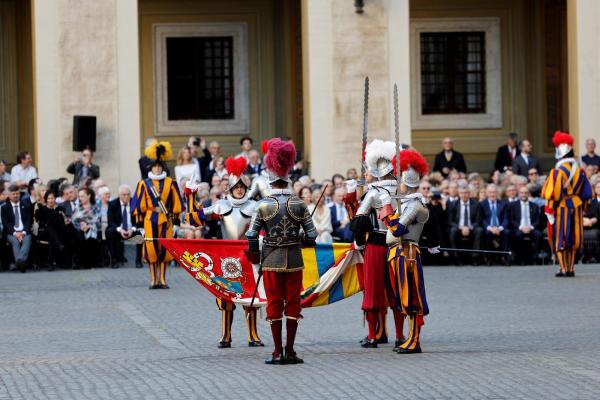 Swiss Guard swearing in