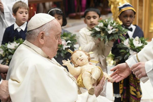 Pope Francis at Christmas Mass