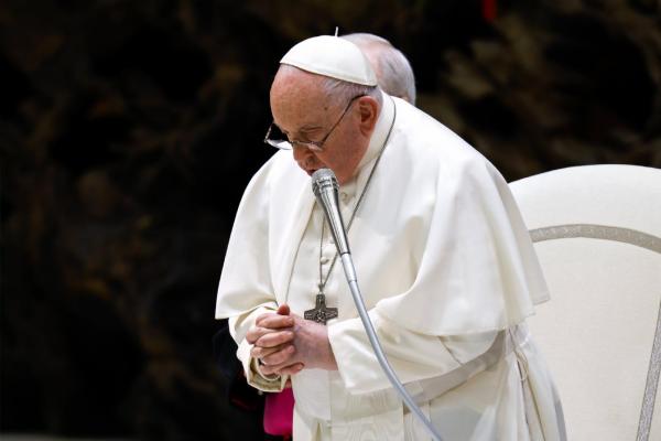 Pope Francis at his general audience