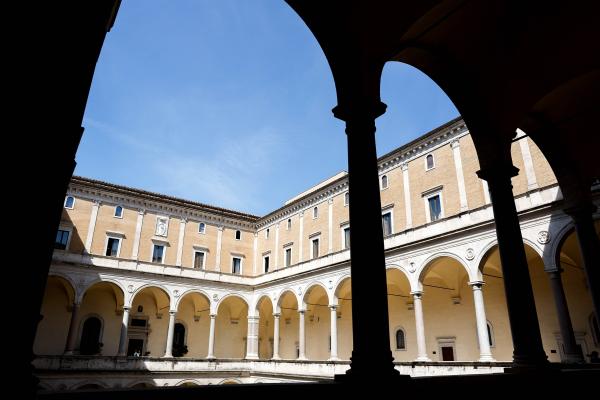 A Vatican building housing several tribunals