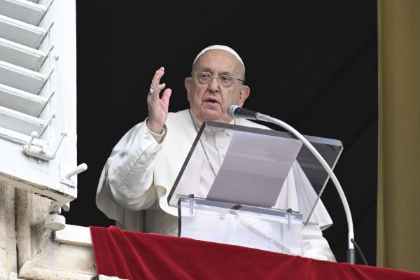 Pope Francis at the Angelus