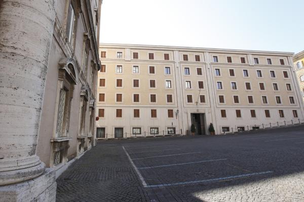 The Vatican guesthouse where Pope Francis lives and is recuperating