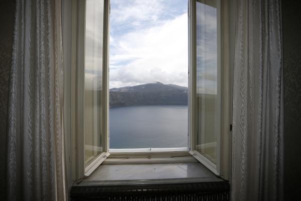 The view of Lake Albano from the papal villa at Castel Gandolfo