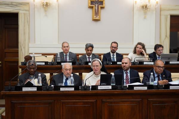 Sister Helen Alford presents the Jubilee Report on foreign debt