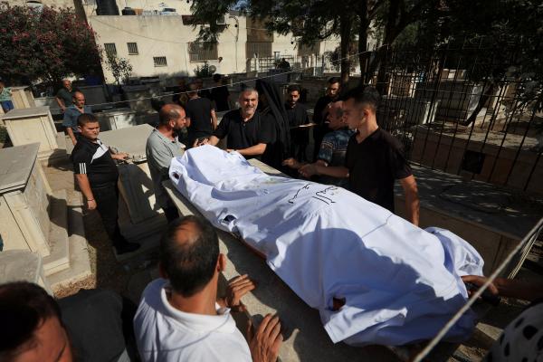 gaza mourning