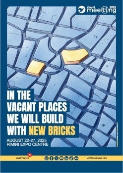The poster for the 2025 Meeting in Rimini