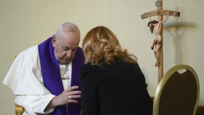 A heart filled with scorn, vain presumption is a path to perdition, pope says