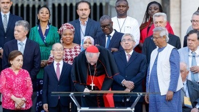 Pope to Nobel laureates, world: Fraternity is stronger than hatred
