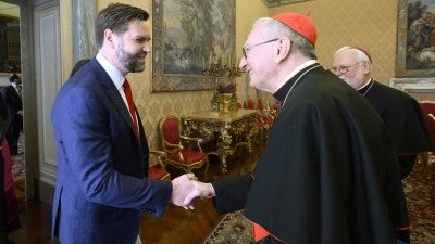 Religious freedom, migration on agenda as Vance meets Cardinal Parolin